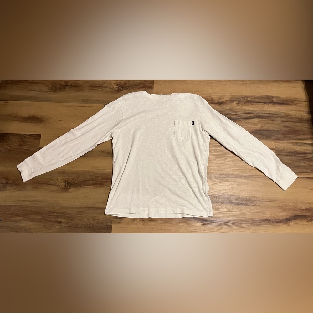 Vineyard Vines Men's Long Sleeve Pocket T-Shirt White Size Large